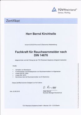 Elektro Meschede Zertifikat Bild